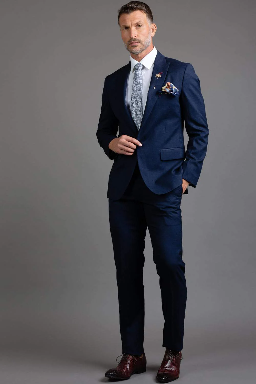 Bespoke suit tailored by Silky master tailors in Deira